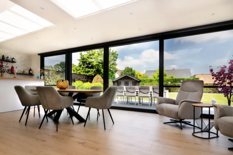 Minimalistische veranda