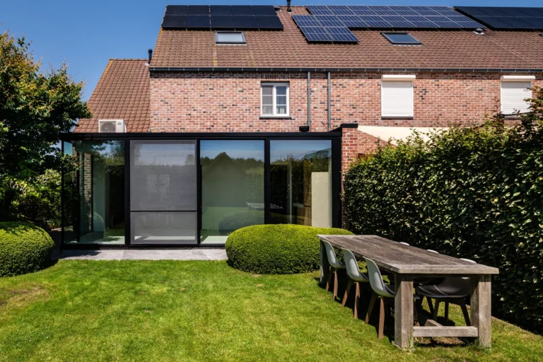 Minimalistische veranda